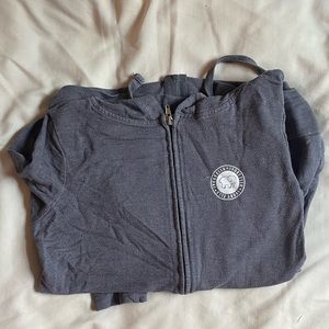 Ivory Ella Zip-Up Sweatshirt